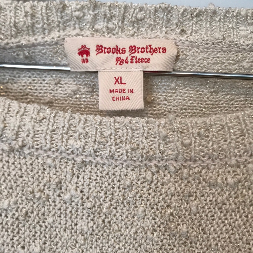 EUC Brooks Brothers Red Fleece Sweater - Picture 6 of 7